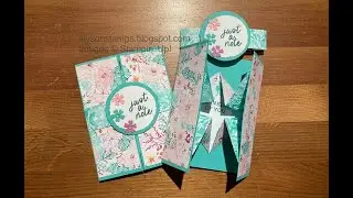 Exploding Gate Fold Card Stamping Tutorial Technique Tuesday