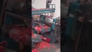 Rubber cracking machine