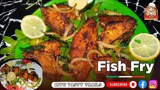 Crispy Fried Fish 🐟Recipe | Easy & Delicious😋 | Ritu Tasty Trails 😊Nonveg #youtube #fishfry #recipe🥰