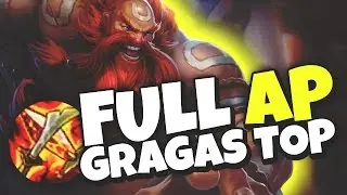 SORT OF BREAKING THE META BUT NOT REALLY - Full AP Gragas Top Gameplay