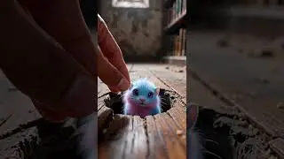 Look at this tiny magical creature emerging Tiny Fantasy Creature in Old Library | Magical POV Mini