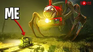 CHOO CHOO CHARLES LIVE | Spider Train Horror Gameplay - Live Escape Part SA93