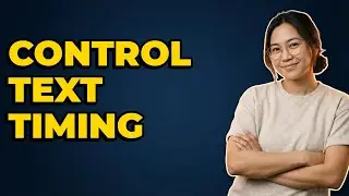 How Can I Control Text Display Time In Premiere Pro?