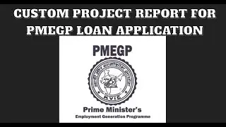 Custom Project report for PMEGP Loan Application