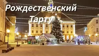 Уютный Тарту зимой возле главной ёлки