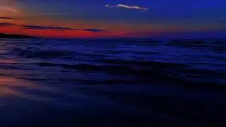Gentle Waves for Sleep with Nighttime Beach Ambience and Calm Ocean Sounds