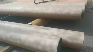 MS PIPE SAND BLASTING