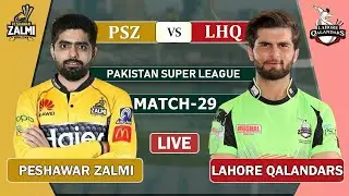 PSL 2025 LIVE : PESHAWAR vs LAHORE MATCH 27 LIVE | PZ vs LQ LIVE MATCH COMMENTARY | LQ 2 OVERS