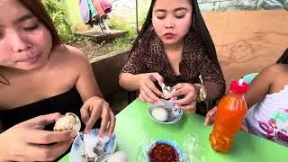 BALOT TIME  PHILIPPINES HAVING THERE LOCAL FOOD