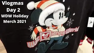 Vlogmas 2021 Day 2 | Days of Christmas & World of Disney Holiday Merch