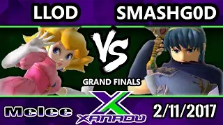 S@X Monthly - lloD (Peach) Vs. SmashG0D (Marth) - SSBM Grand Finals - Smash Melee
