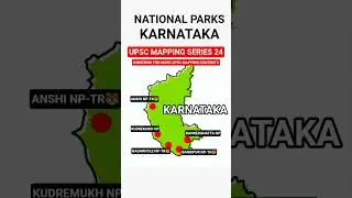 #upscmapping#mappingindia#karnataka#nationalparks#tigerreserve#india#shorts#shortsfeed#youtube#short
