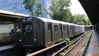 NYTM R10/R16 Train Of Many Metals passing Sheepshead Bay- Parade Of Trains (9/17/22) [4K 24FPS]