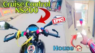 World first NS200 with cruise control😱 ye kaise hoagaya🚀 || full vlog