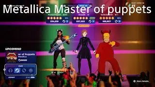 Fortnite festival metallica Master of puppets all on expert best score ever 😏😅😁