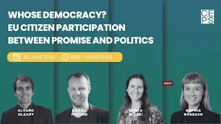 Whose democracy? EU citizen participation between promise and politics