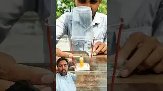 Flying Plastic Glass Experiment 🔥 | Amazing Candle Science Trick | Science Project at Home