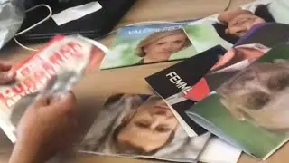 Taking a look at what French voters receive before a presidential election