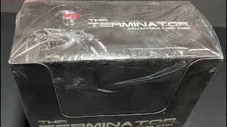 Opening a Terminator TCG pack.