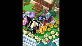 Shadow Milk Cookie & Pure Vanilla Cookie Costume Flower water truck 💕 #cookierunkingdom #cookierun