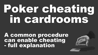The damaged card: a common procedure that can enable cheating?