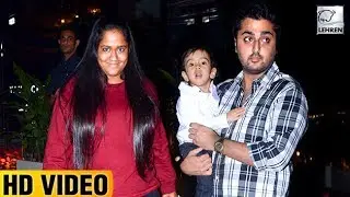 Arpita Khan & Ahil Sharma Spotted At A Mumbai Eatery | LehrenTV