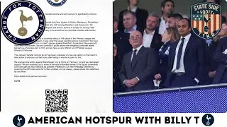 The American Hotspur with Billy T of Change for Tottenham