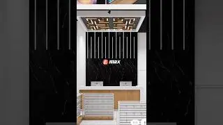 Modern E max Counter Design | Stylish Retail Store Reception Interior