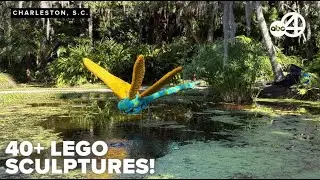 LEGO sculptures to add vibrant flair to Magnolia's historic gardens
