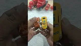 Hunting McQueen & Friends Container Trucks in Foam Beads | ASMR Toy Cars #shorts