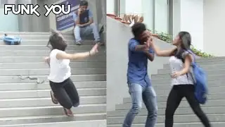 Girl Slaps a Guy for a Prank (Insect/Snake Prank) Funk You (Pranks In India)