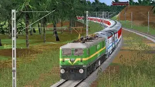 Three Type Camera Angle Wag-9 Highest Speed Action Indian Railways - Train Simulator