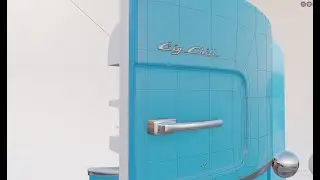 modeling a big chill retro fridge blender 2 8