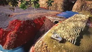 CAN SHRIMPS & WW2 Soldiers PROTECT BRIDGE FROM 230,000 ZOMBIES - UEBS 2