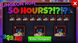 I Spent 50 HOURS Doing Dungeons In ANIME ADVENTURES And I Got THIS!!!
