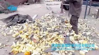 Car seat shredder, plastic shredder, sponge shredder. #carshredder #plasticshredder  #wasteshredder