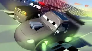 Странна кола е паркирала на детската площадка - Града на Колите 🚓 🚒 Детско анимационно филмче с коли