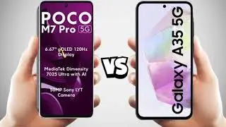 Poco m7 pro vs samsung galaxy a35 5g full comparison.