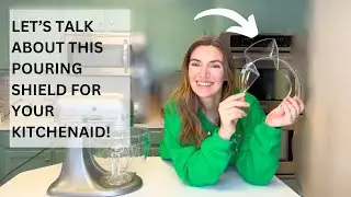 Say Goodbye to Spills! KitchenAid Pouring Shield | Perfect for 4.5-5 Quart Mixer Bowls