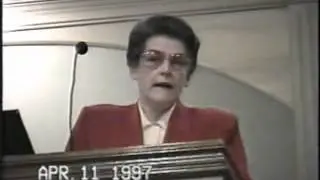 Sis. Doris Campbell singing I'm Longing For Home