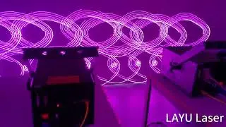10W RGB Full Color DMX ILDA Animation Stage Laser Projector DJ Shows Laser Lights Testing