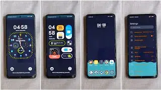 Fluid dial clock MiUi Theme