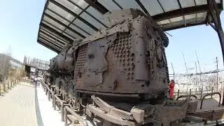 DMZ Rusting Steam Train Riddled by 1200 Bullets
