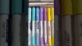 New DOMS pastel Brush Pen Review #shorts #doms #domsbrushpens