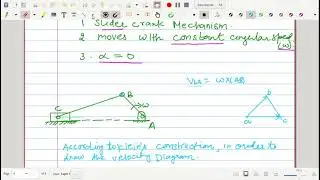 Unit 1 Klein's Construction for Velocity Diagram