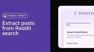Extract posts from Reddit search