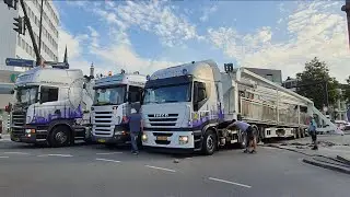 Transport en opbouw kermis Tilburg 2023 - Deel 2