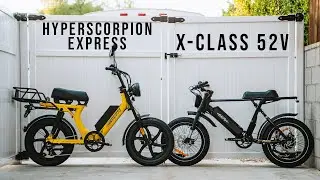 Juiced HyperScorpion Express VS Ariel Rider X-Class 52V // Comparing Two 1000W eBikes