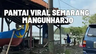 WISATA GRATIS‼️PANTAI MANGUNHARJO SEMARANG COCOK BUAT MANCING DAN SANTAI