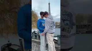 We are in Paris 🇫🇷 #paris #boys #gay #couple #wonderful #happiness #creators #shorts